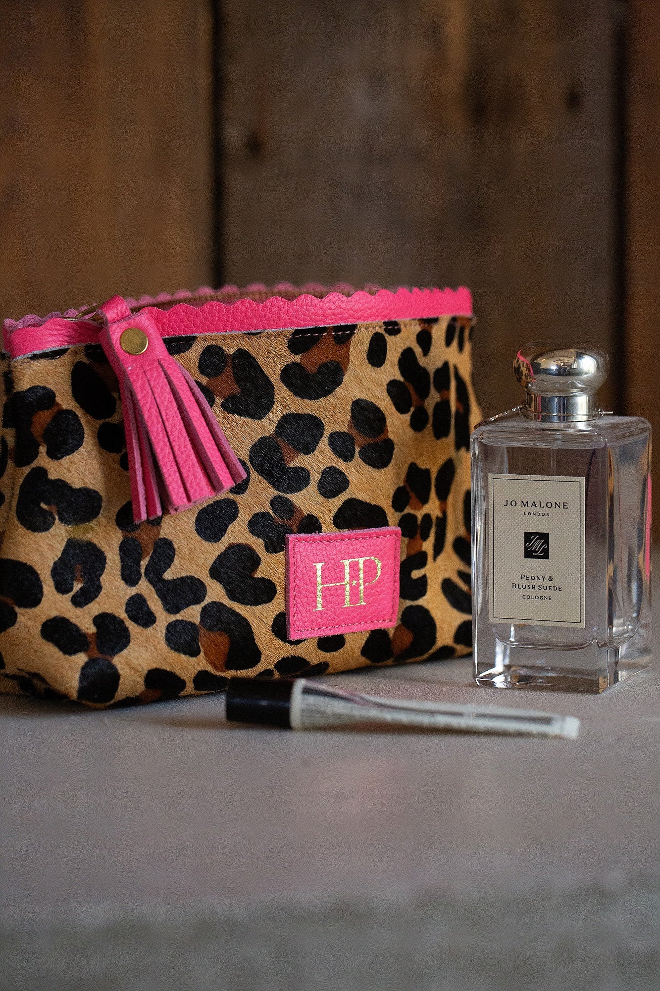 The Aldwick Pouch ~ Pink Leopard