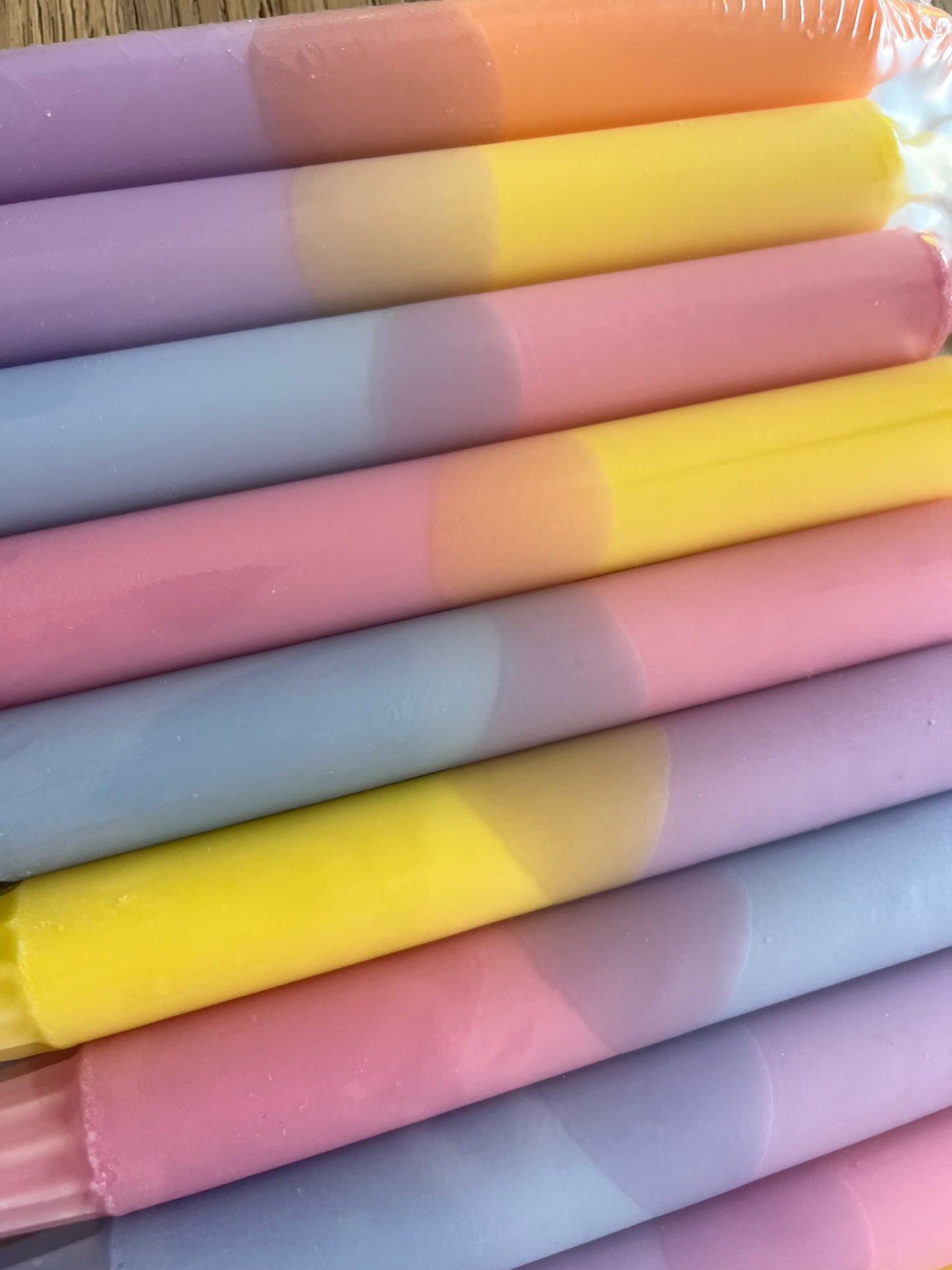 Pastel two tone Candles