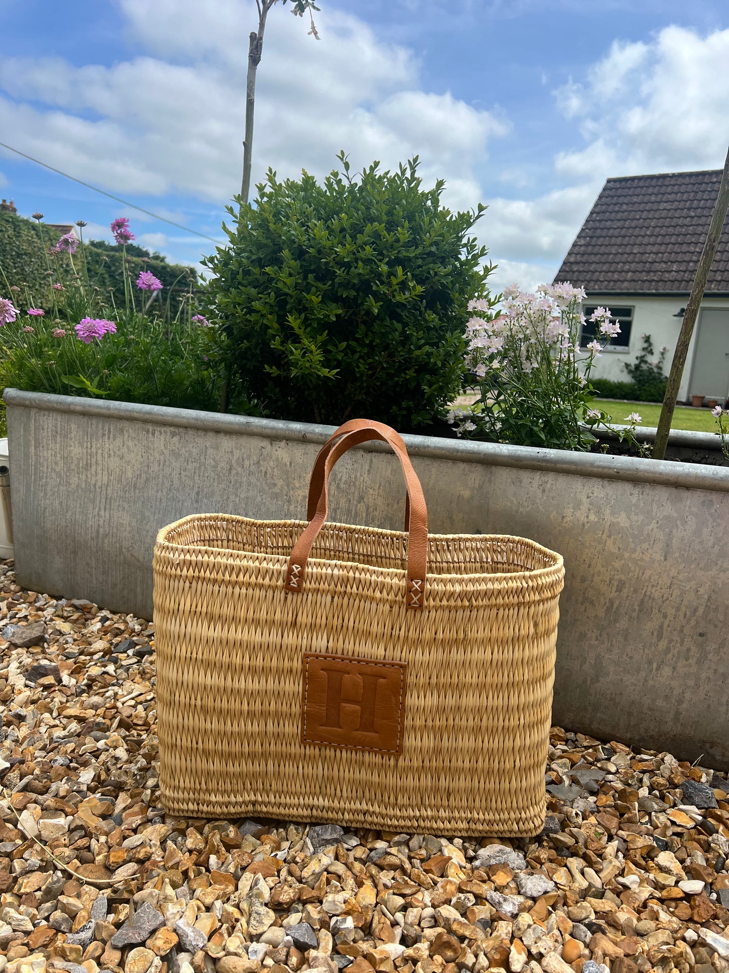 Personalised Letter Square Basket